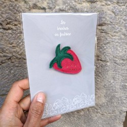 Anne-Lise Pichon - Broche fraise
