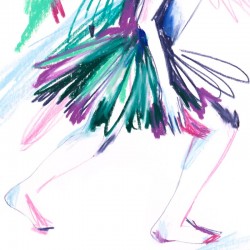 Julia Riffiod - Affiche Danseuse 02 petit format