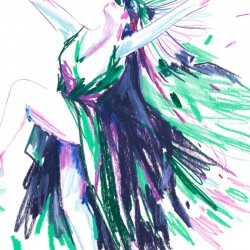 Julia Riffiod - Tirage d'art - Danseuses 03 - petit format