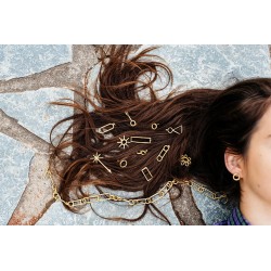 Noémie Pichon - Boucles d'oreilles Symboles Rectangles