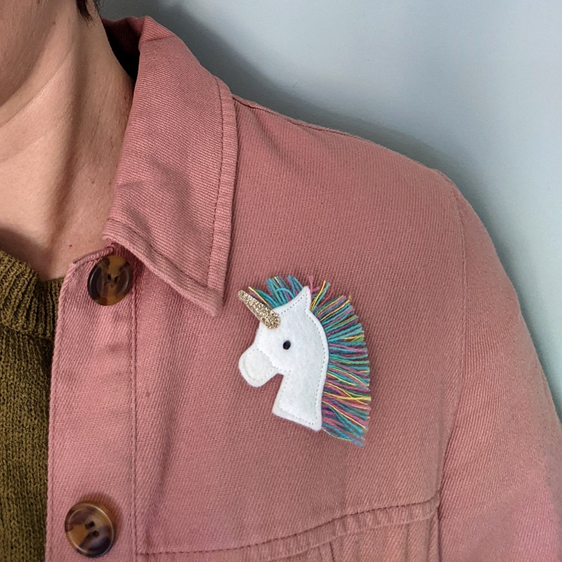Anne-Lise Pichon - Broche licorne