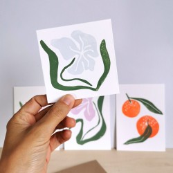 Julia Riffiod - Carte Fleur