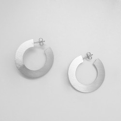 Noémie Pichon - Créoles Gigognes argentées