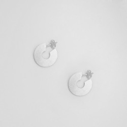 Noémie Pichon - Créoles Gigognes argentées