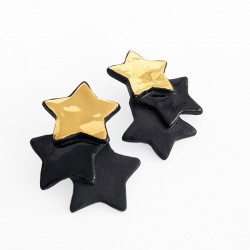 Anne-Lise Pichon - Boucles d'oreilles trio d'étoiles