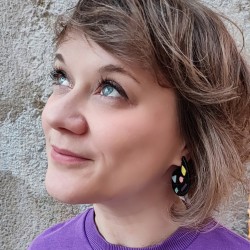 Anne-Lise Pichon - Boucles d'oreilles Palette