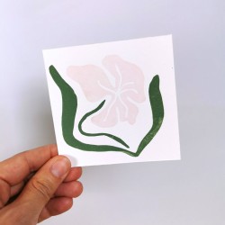 Julia Riffiod - Carte Petite Fleur Rose