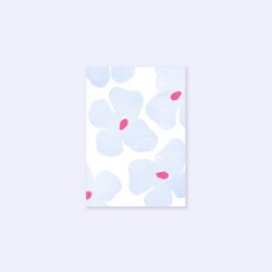 Julia Riffiod - Carte Flower Pop rose et blanc