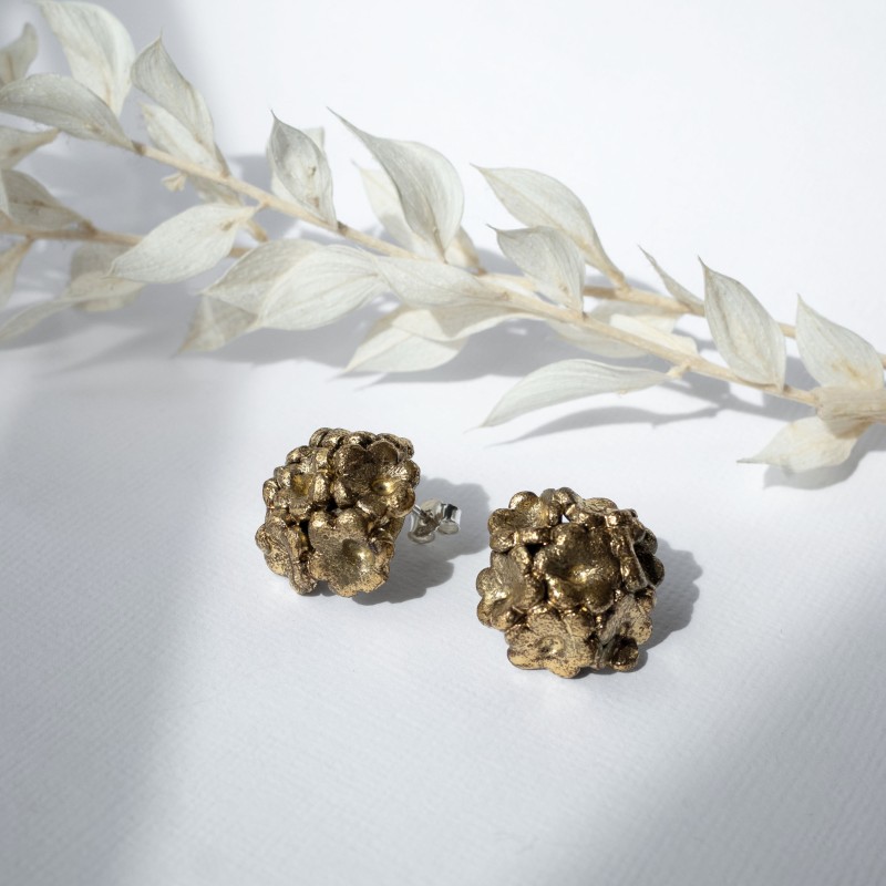 Anne-Lise Pichon - Boucles d'oreilles Bouquet