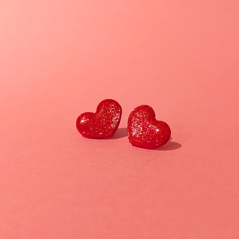 Honeyandmilk - Boucles d'oreilles Petit Cœur