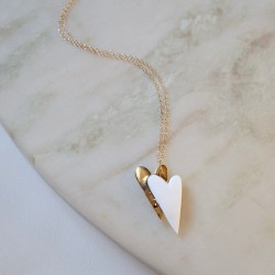 Anne-Lise Pichon - Collier double Coeur
