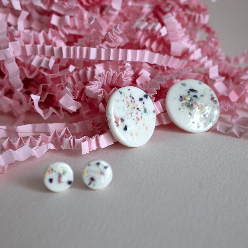 Anne-Lise Pichon - Boucles d'oreilles Miettes grandes