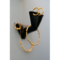 Noémie Pichon - Créoles Gemmes dorées