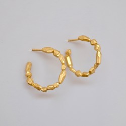 Noémie Pichon - Créoles Gemmes dorées