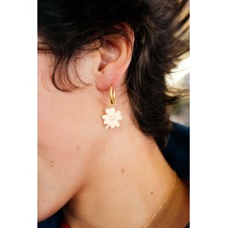 Noémie Pichon - Créoles Lucky Charm / Trèfles