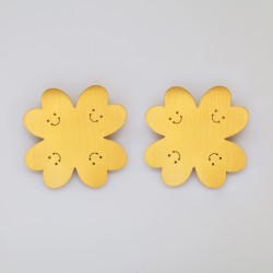 Noémie Pichon - Boucles d'oreille Lucky Charm / maxi Trèfle