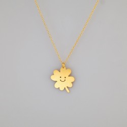 Noémie Pichon - Collier Lucky Charm / Trèfle