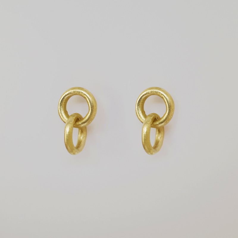 Noémie Pichon - Boucles d'oreilles Symboles Anneaux