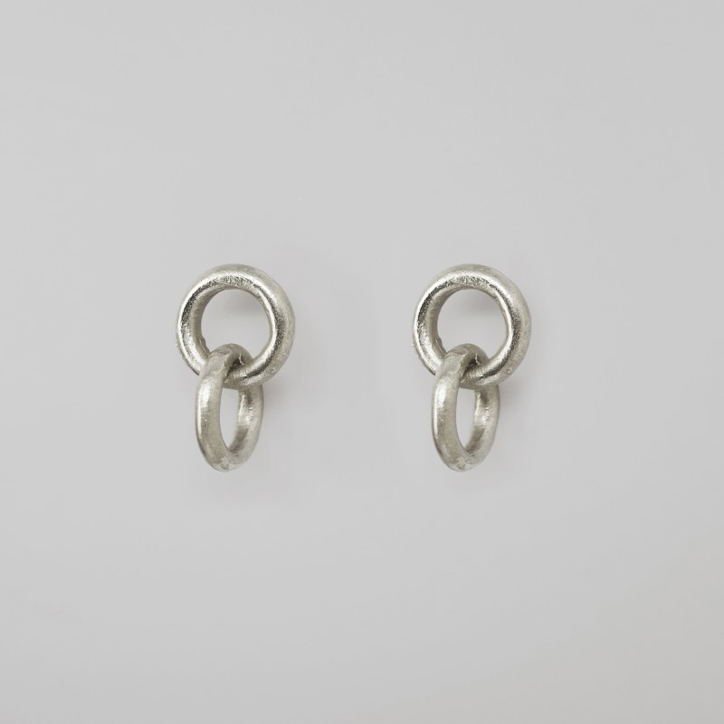 Noémie Pichon - Boucles d'oreilles Symboles Anneaux