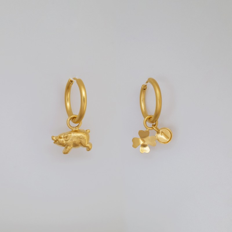 Noémie Pichon - créoles Piggy Grigri