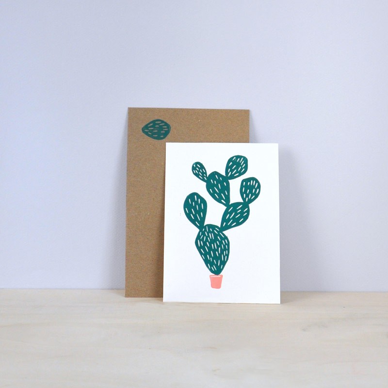 Julia Riffiod - Carte Cactus