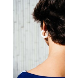 Noémie Pichon - Créoles Gigognes argentées