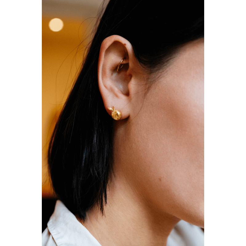 Laurène Vernet - Boucles d'oreille Pomme