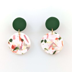 Honeyandmilk - Boucles d'oreilles Terrazzo