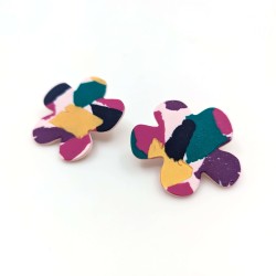 Honeyandmilk - Boucles d'oreilles Flower Power