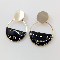 Honeyandmilk - Boucles pendantes Shapes