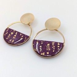 Honeyandmilk - Boucles pendantes Shapes