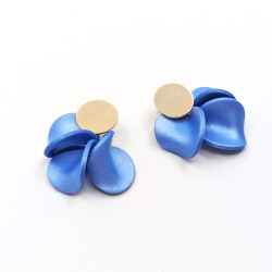 Honeyandmilk - Boucles d'oreilles BLOOM satinées
