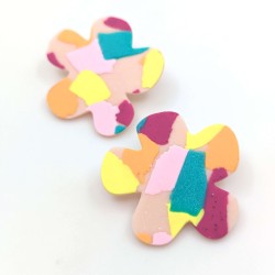 Honeyandmilk - Boucles d'oreilles Flower Power