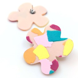 Honeyandmilk - Boucles d'oreilles Flower Power