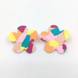 Honeyandmilk - Boucles d'oreilles Flower Power