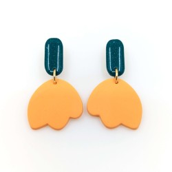 Honeyandmilk - Tulipes Boucles d'oreilles pendantes