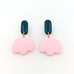 Honeyandmilk - Tulipes Boucles d'oreilles pendantes