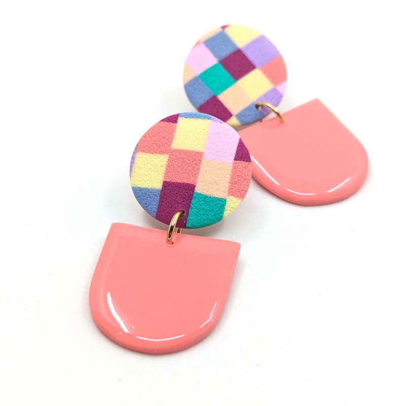 Honeyandmilk - Boucles d'oreilles MADRAS