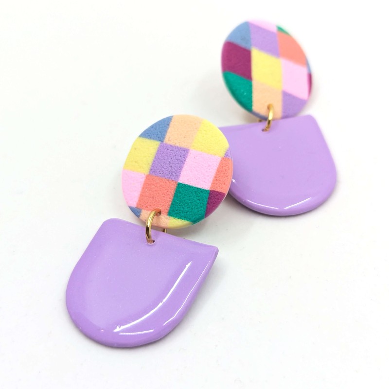 Honeyandmilk - Boucles d'oreilles MADRAS