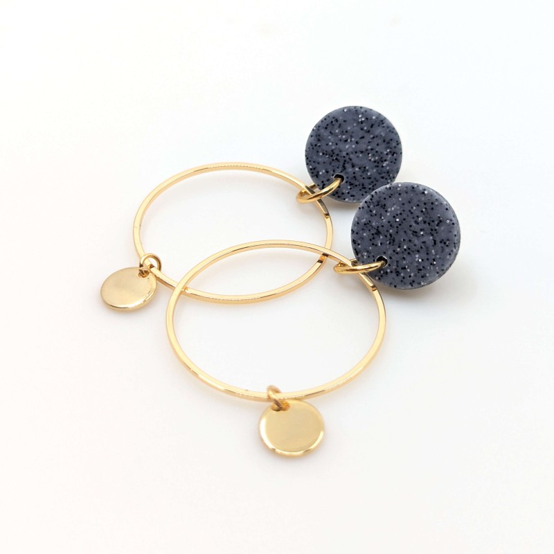 Honeyandmilk - Boucles d'oreilles Moonlight