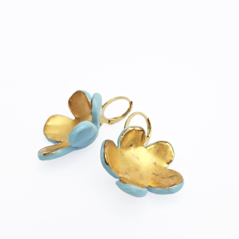 Anne-Lise Pichon - Boucles d'oreilles Bouton d'Or