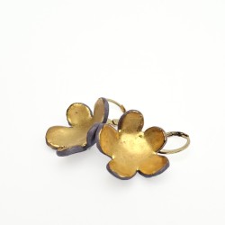 Anne-Lise Pichon - Boucles d'oreilles Bouton d'Or