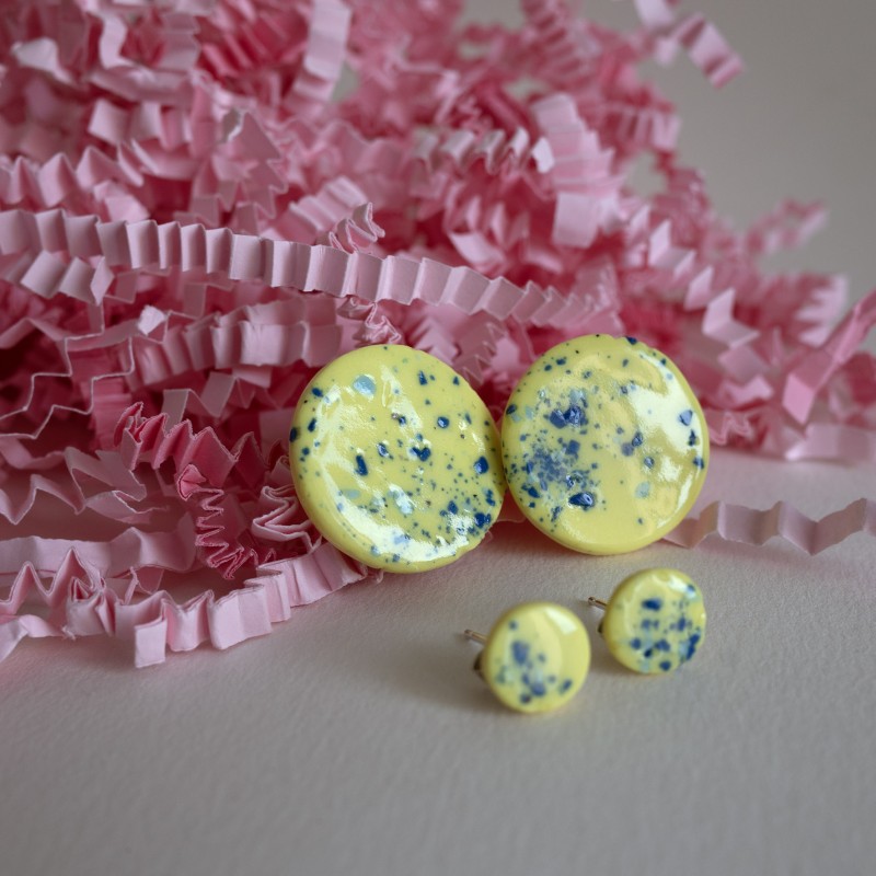 Anne-Lise Pichon - Boucles d'oreilles Miettes grandes