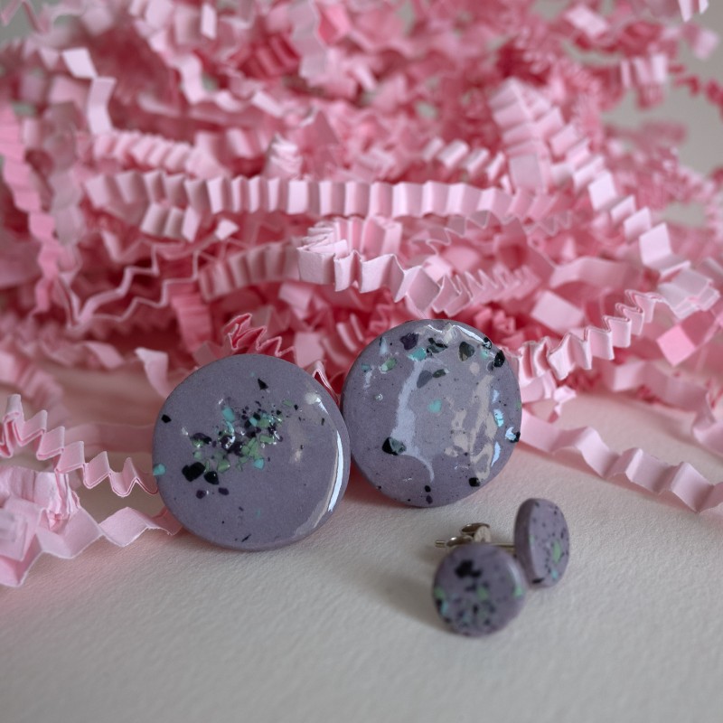 Anne-Lise Pichon - Boucles d'oreilles Miettes petites