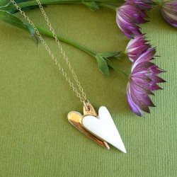 Anne-Lise Pichon - Collier double Coeur