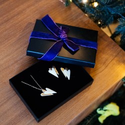 Anne-Lise Pichon - Boucles d'oreilles double Coeur