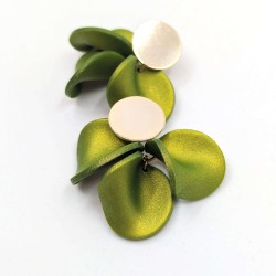 Honeyandmilk - Boucles d'oreilles BLOOM satinées