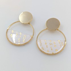 Honeyandmilk - Boucles pendantes Shapes