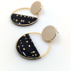 Honeyandmilk - Boucles pendantes Shapes