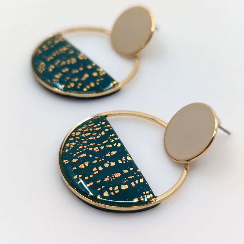 Honeyandmilk - Boucles pendantes Shapes